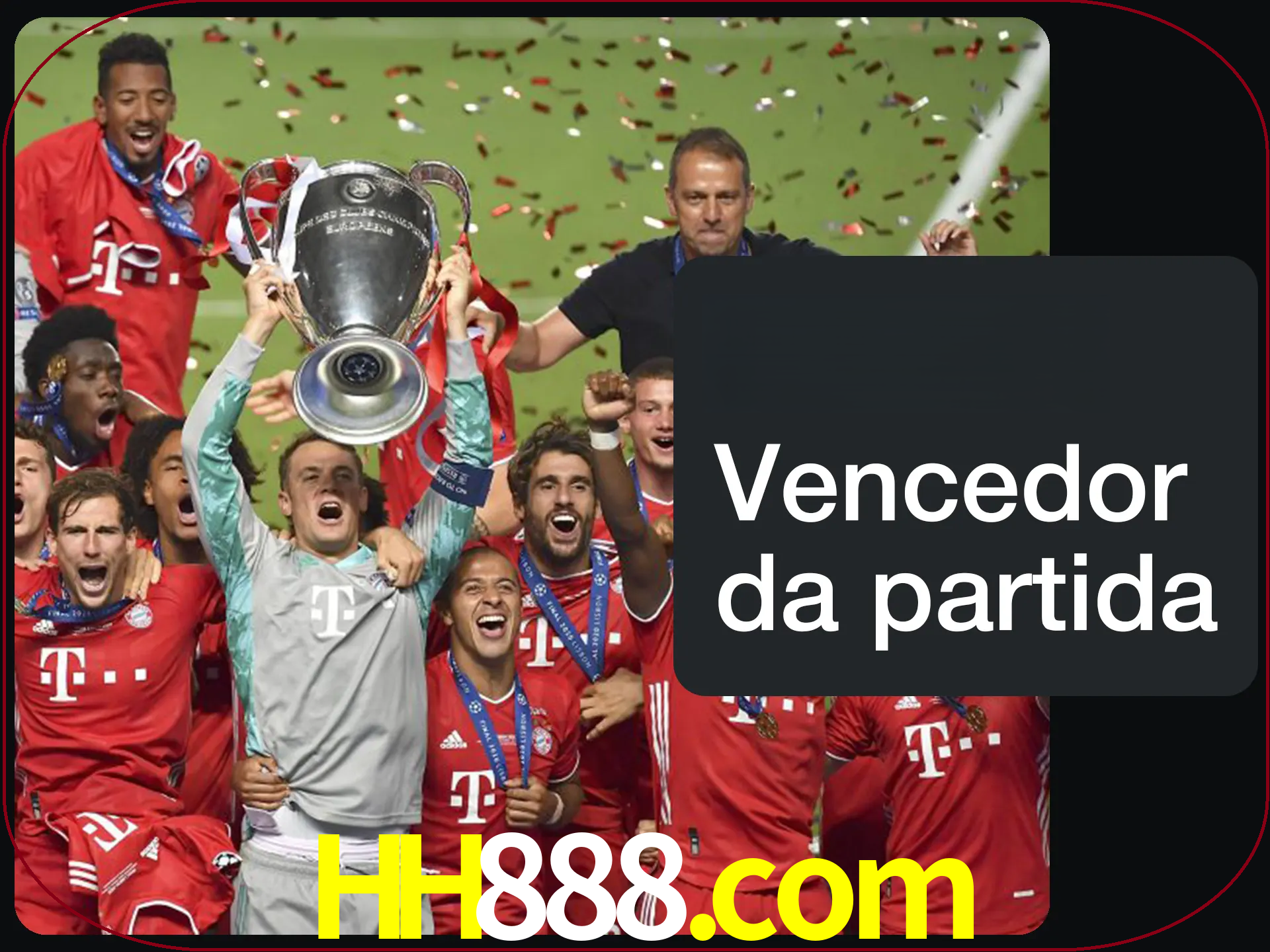 Aposte no vencedor e ganhe uma grande quantia de dinheiro.